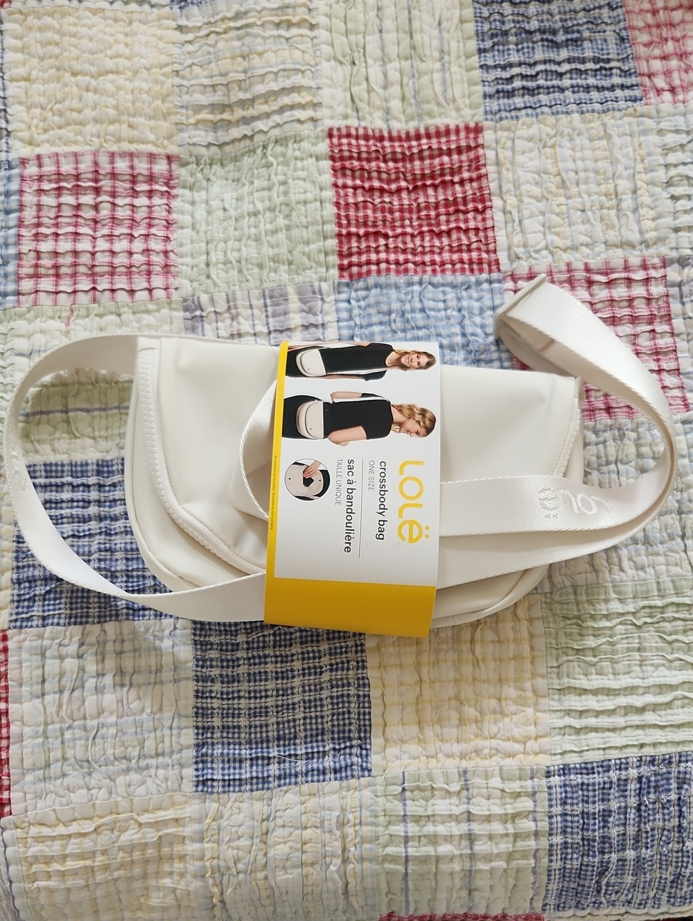 NWT Lole Criss Body Bag In Warm White